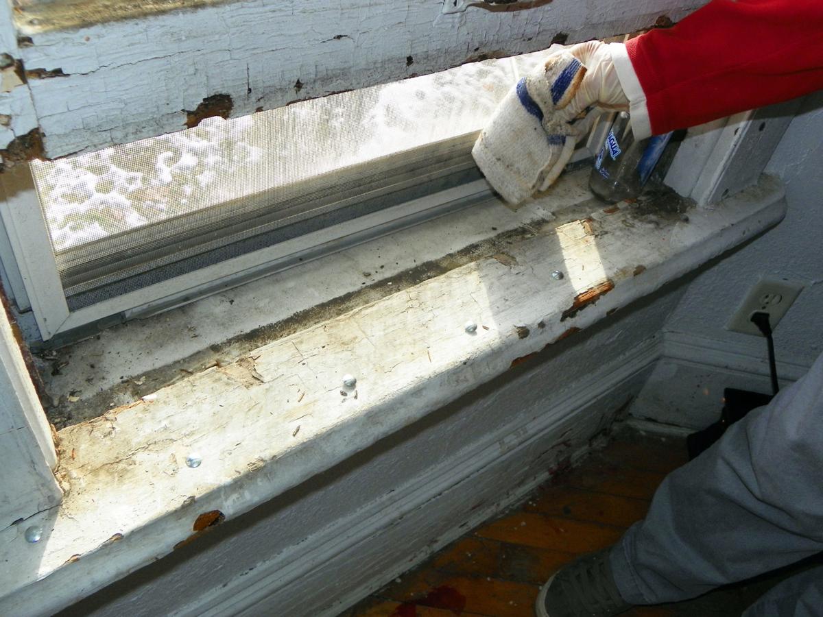 Lead paint window