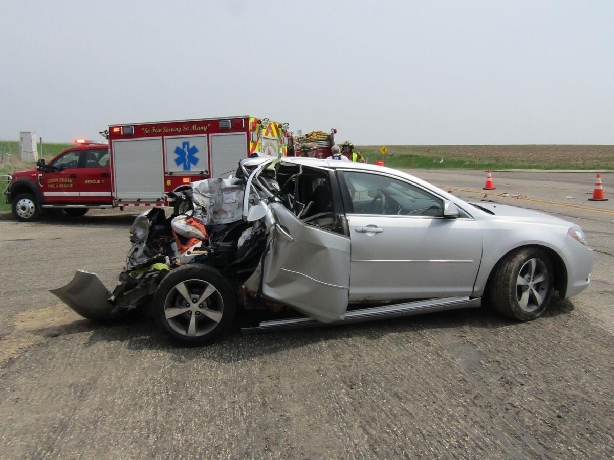 Two-vehicle crash