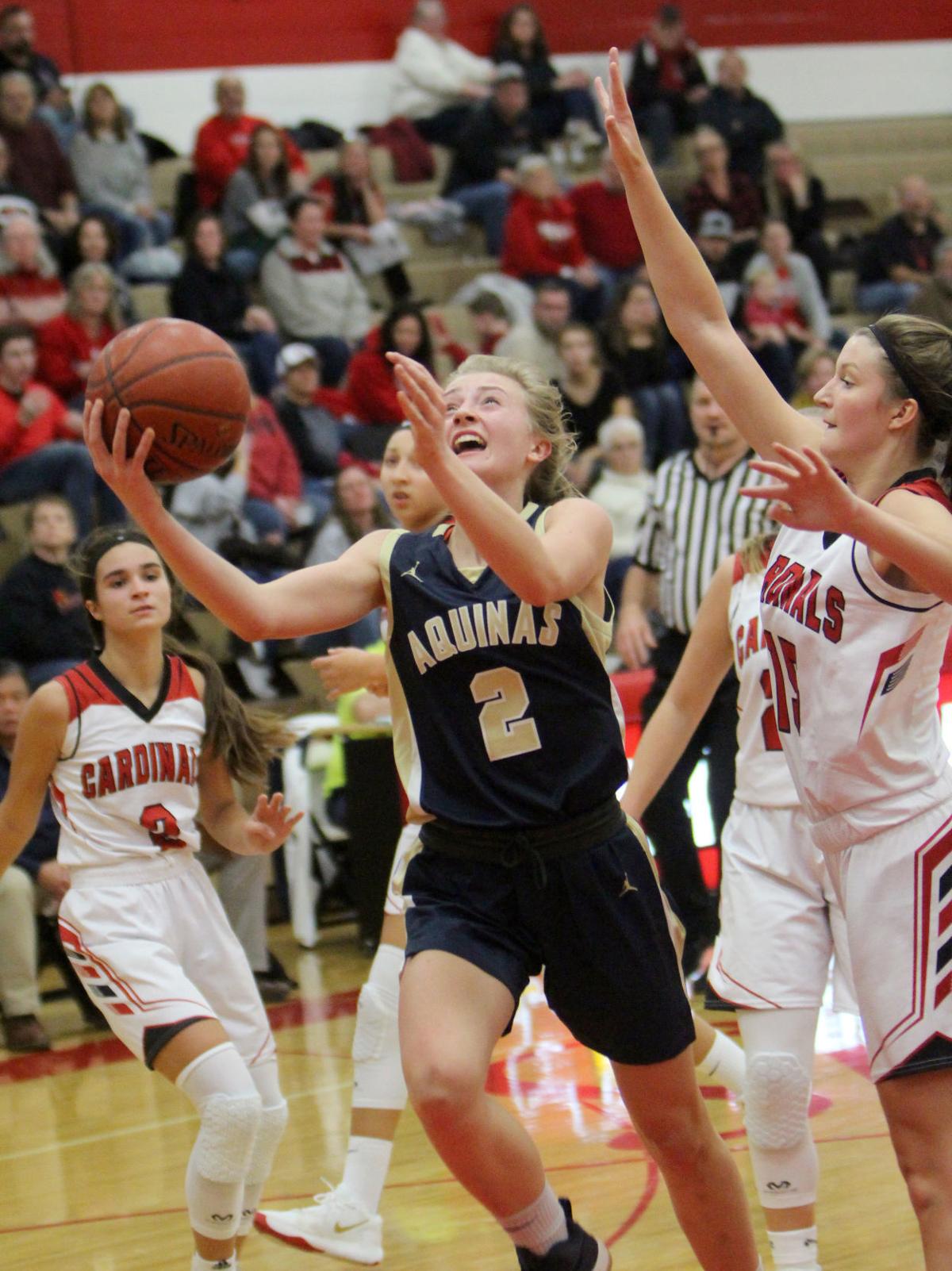 High School Girls Basketball La Crosse Aquinas Girls Blast