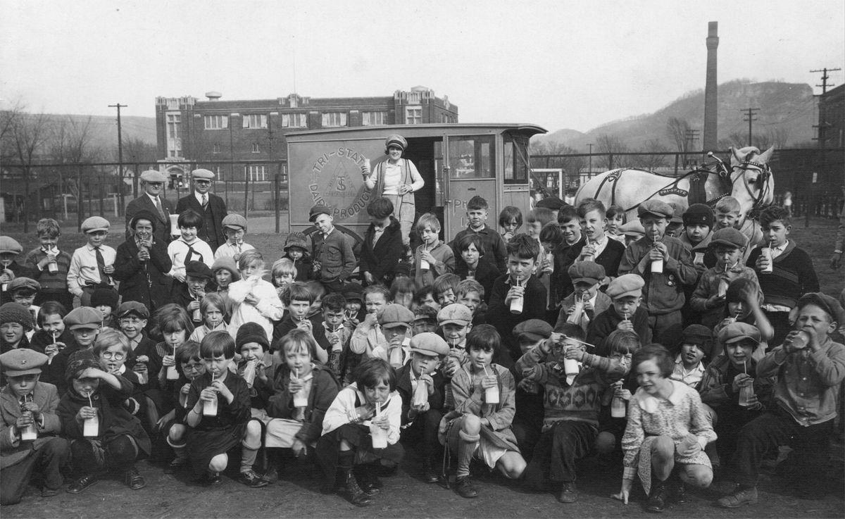 The Way it Was: 1922 milk break
