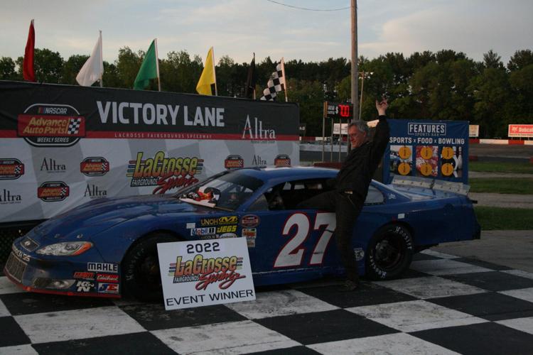 La Crosse Fairgrounds Speedway Bachman wins week removed from wreck