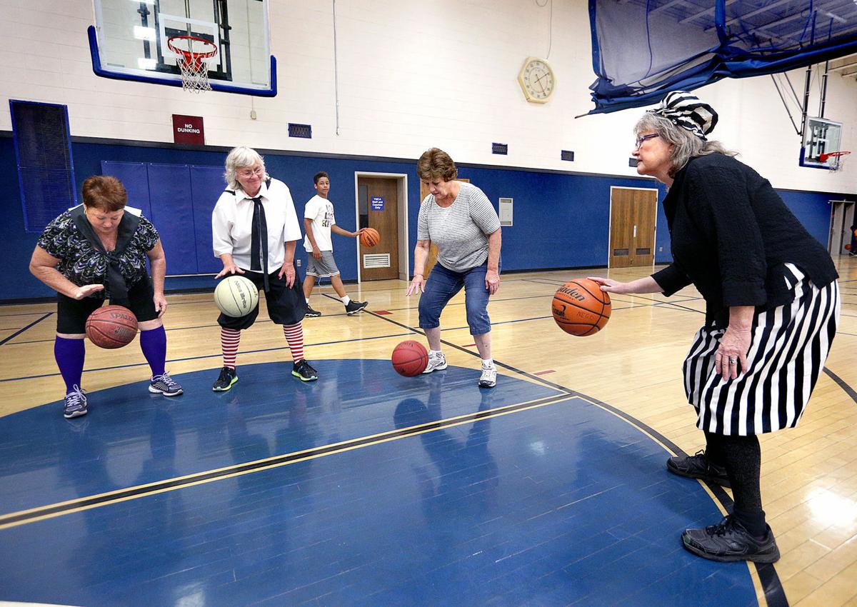 Spunky seniors rule the court at granny basketball