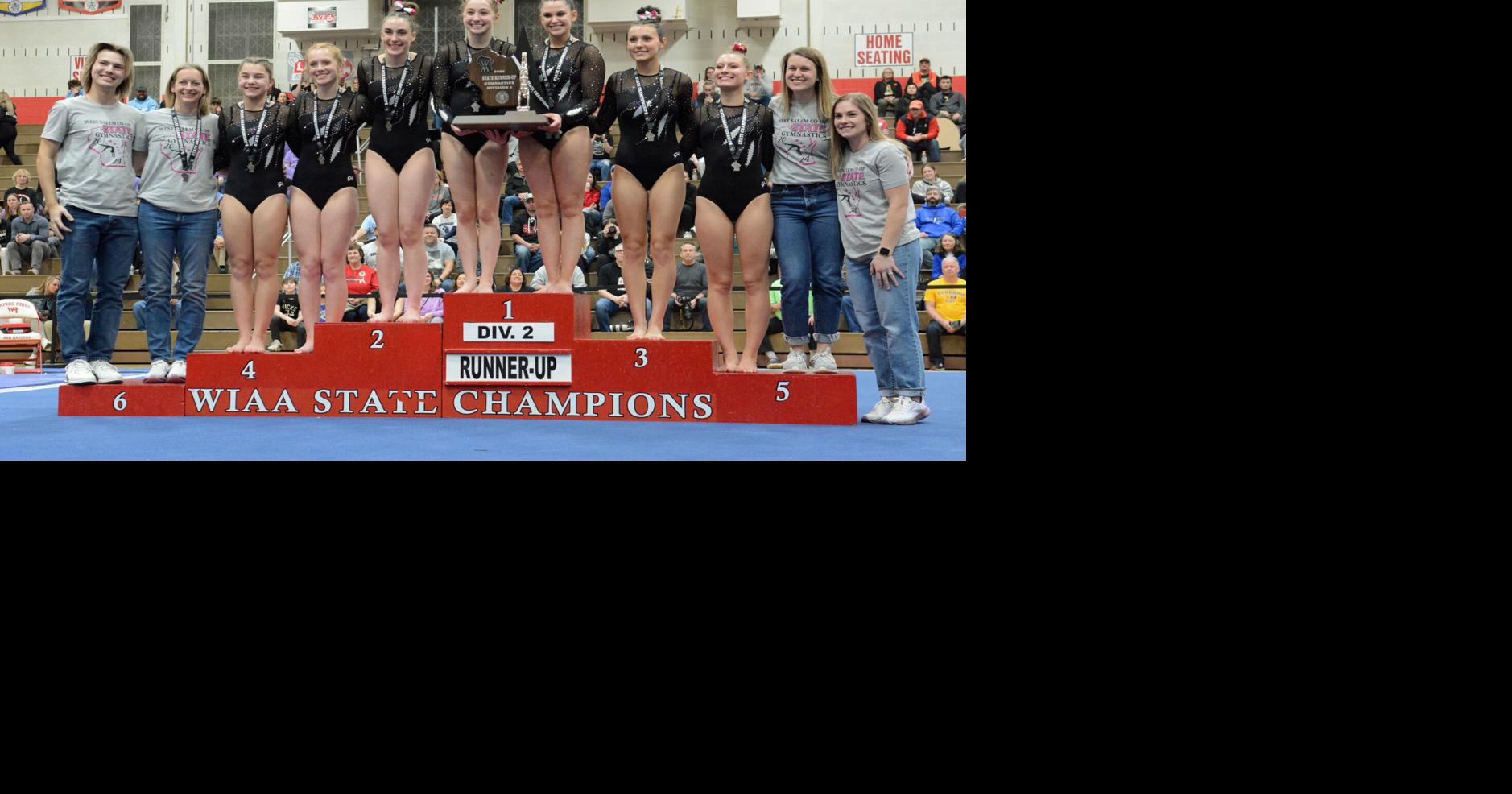 Scenes from Friday at the WIAA state gymnastics meet