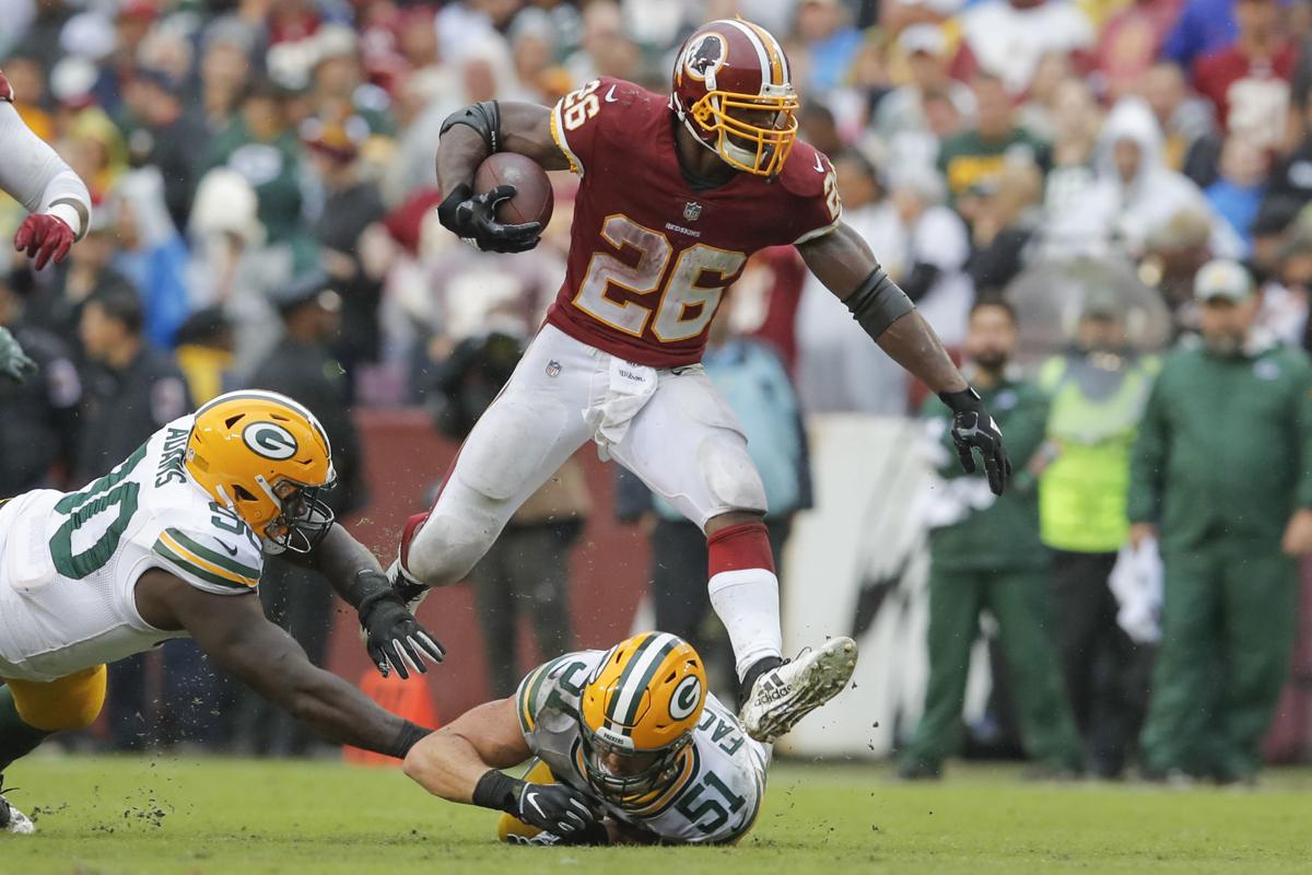 Two Headed Monster Of Derrius Guice Adrian Peterson Has Redskins