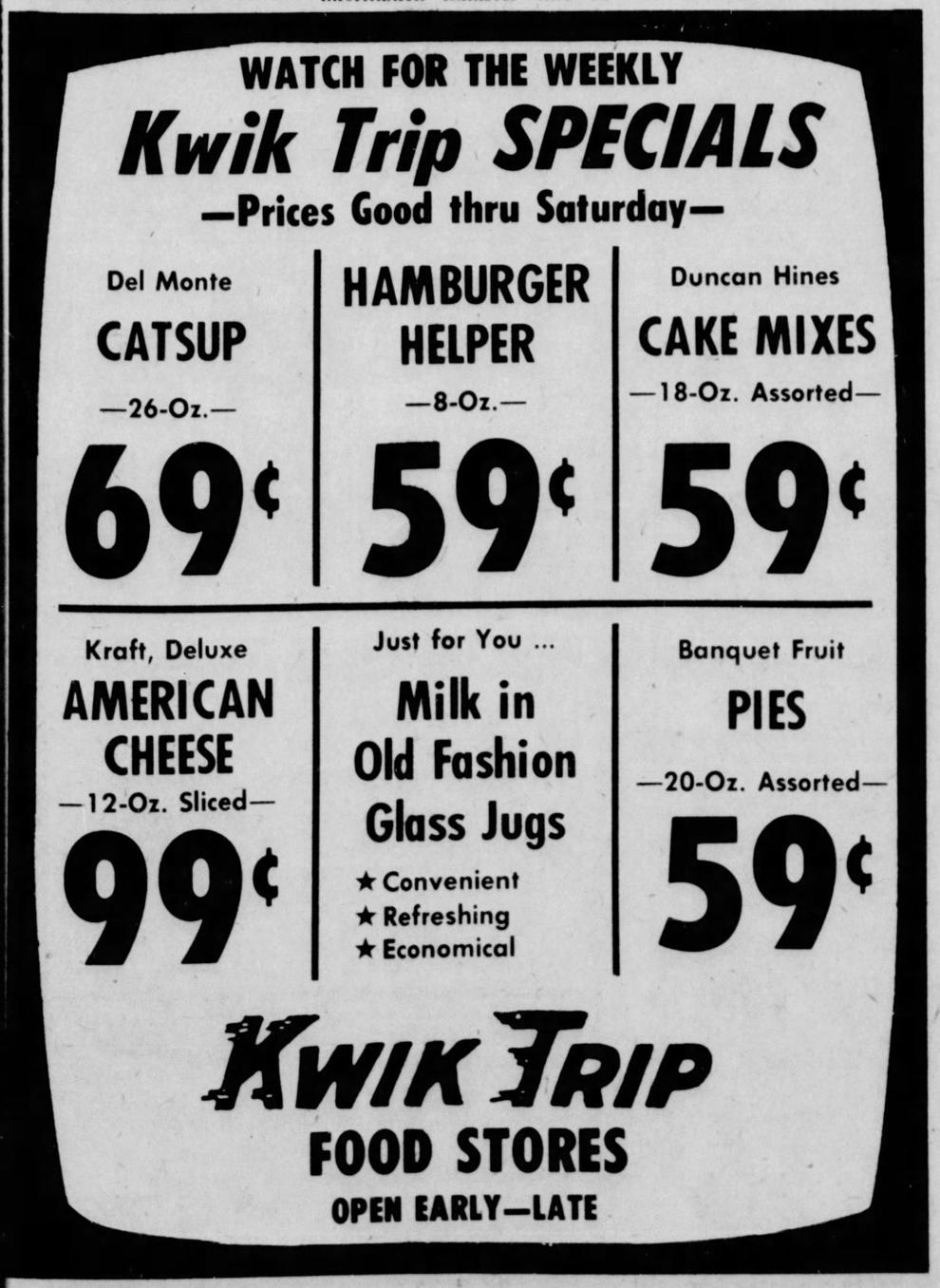 From Tribune files The early years of Kwik Trip in La Crosse