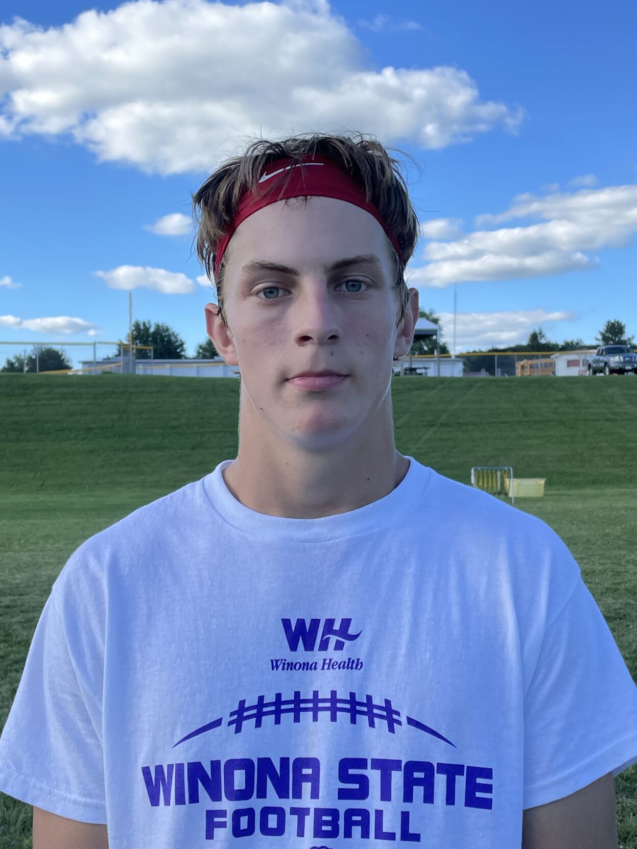 High school football—Senior steps up for Westby with position change