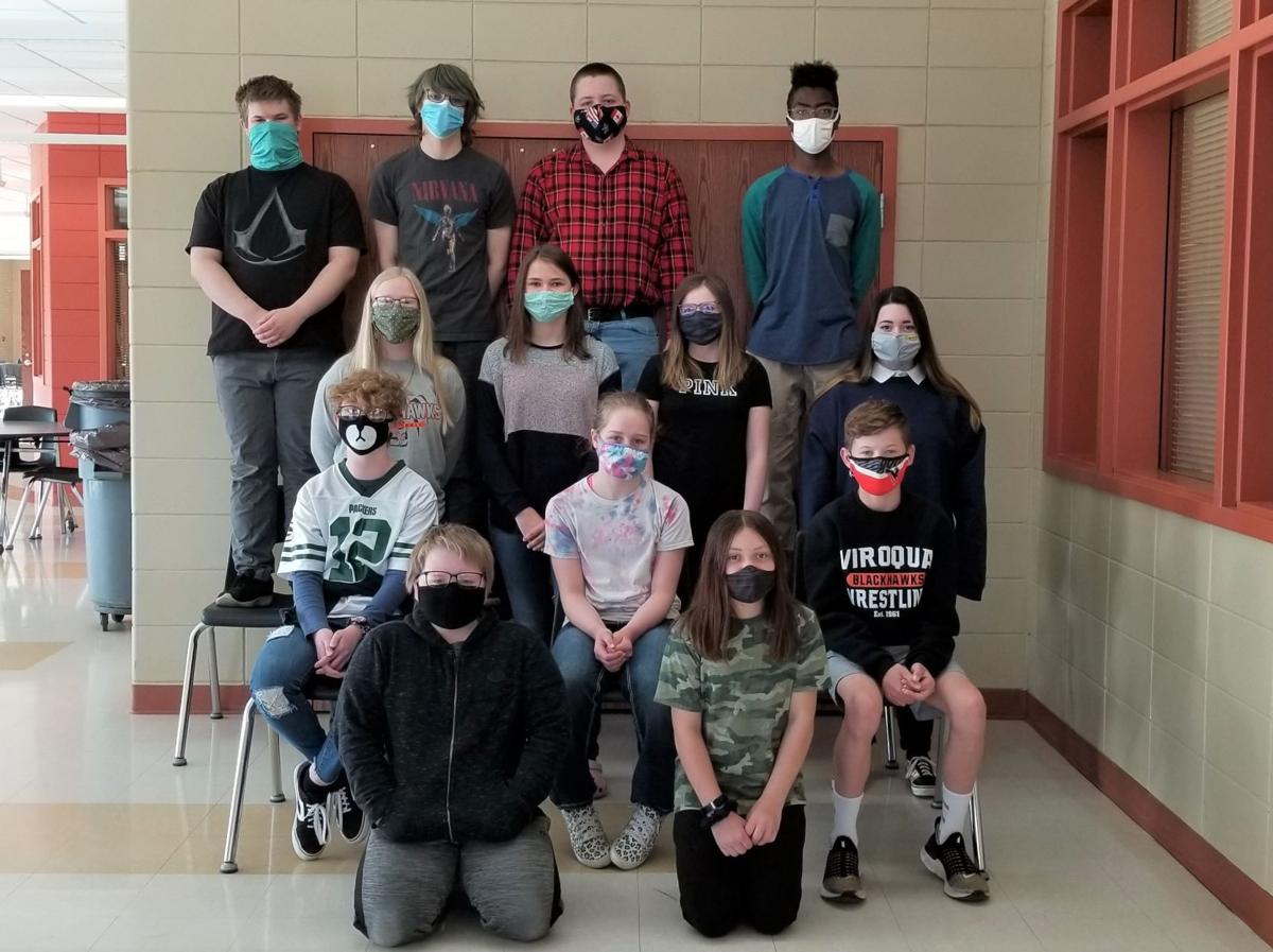 Viroqua Middle School Students of the Month for April
