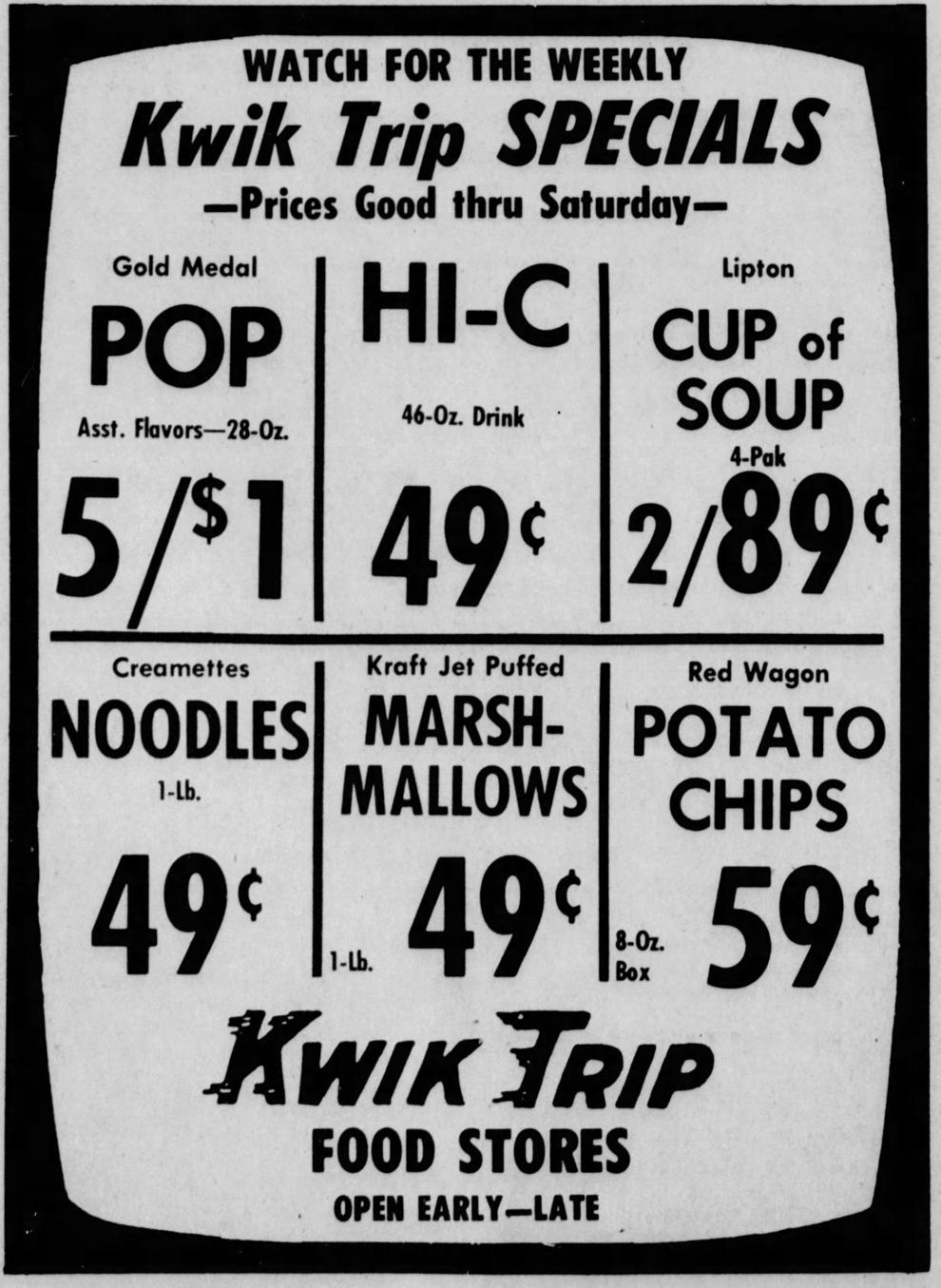 From Tribune files The early years of Kwik Trip in La Crosse