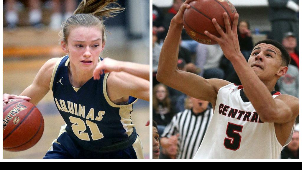 High School Basketball La Crosse Central Boys Aquinas Girls No