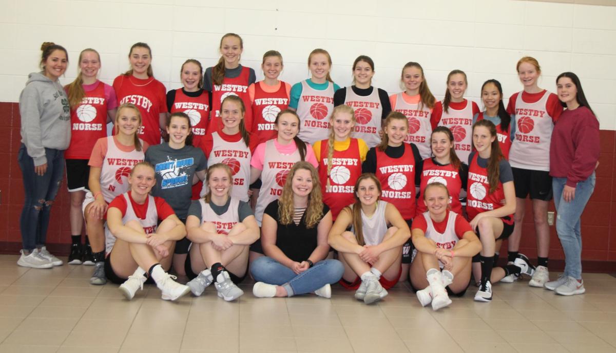Westby High School girls basketball team 2019-2020