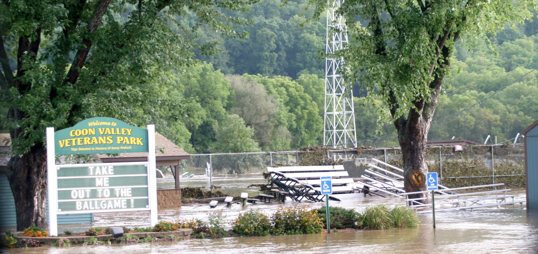 Flash flooding leaves Coon Valley devastated