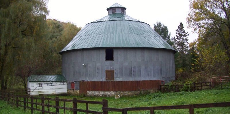 Cheyenne Valley Heritage Park Round Barn Gazebo Project Moving