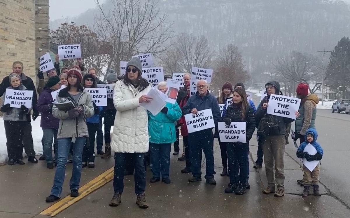 Protesting the trails