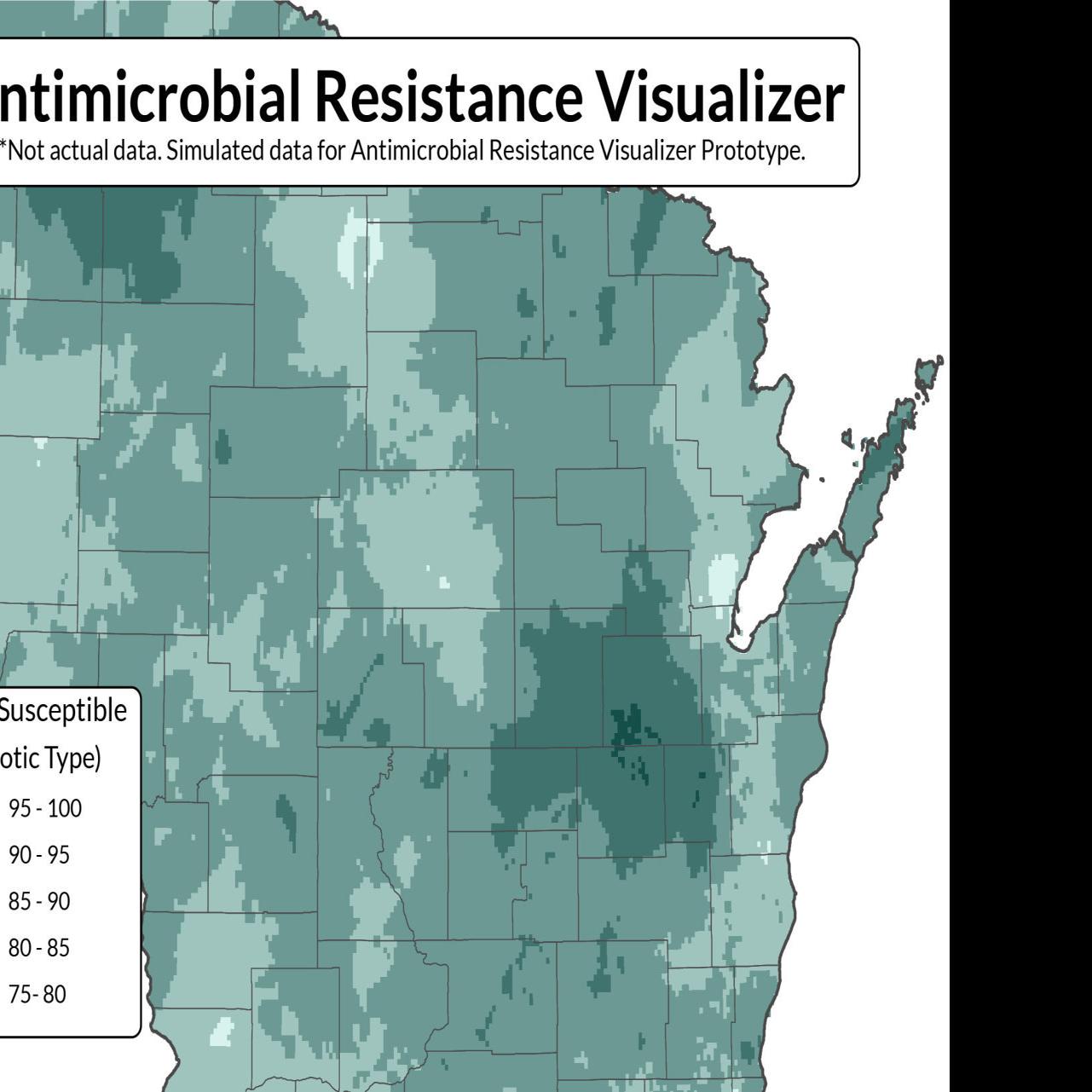 Uw Madison Developing Antibiotic Resistance Weather Map Of Wisconsin State And Regional Lacrossetribune Com