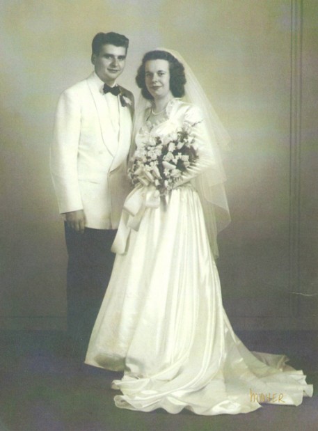 Wedding dress brings back memories of 60 year marriage