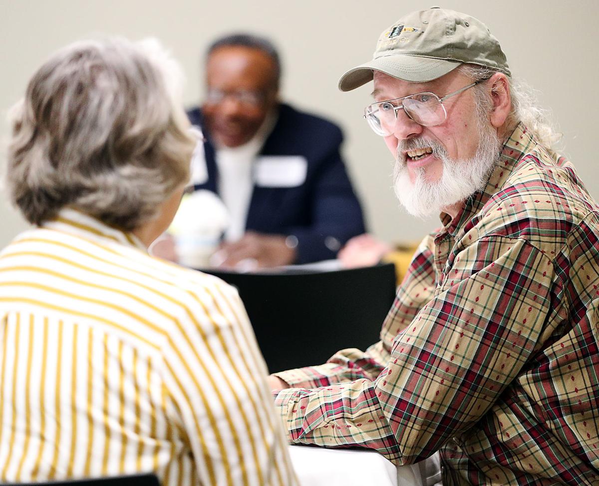 Senior Citizens Try Their Hand At Speed Dating At Uw-La -1143