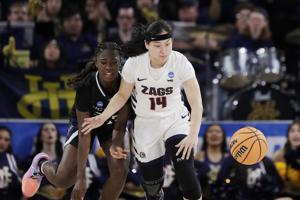 Gonzaga's sister act propels Zags into Sweet 16