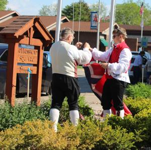 Westby celebrates Syttende Mai, unveils a piece of history