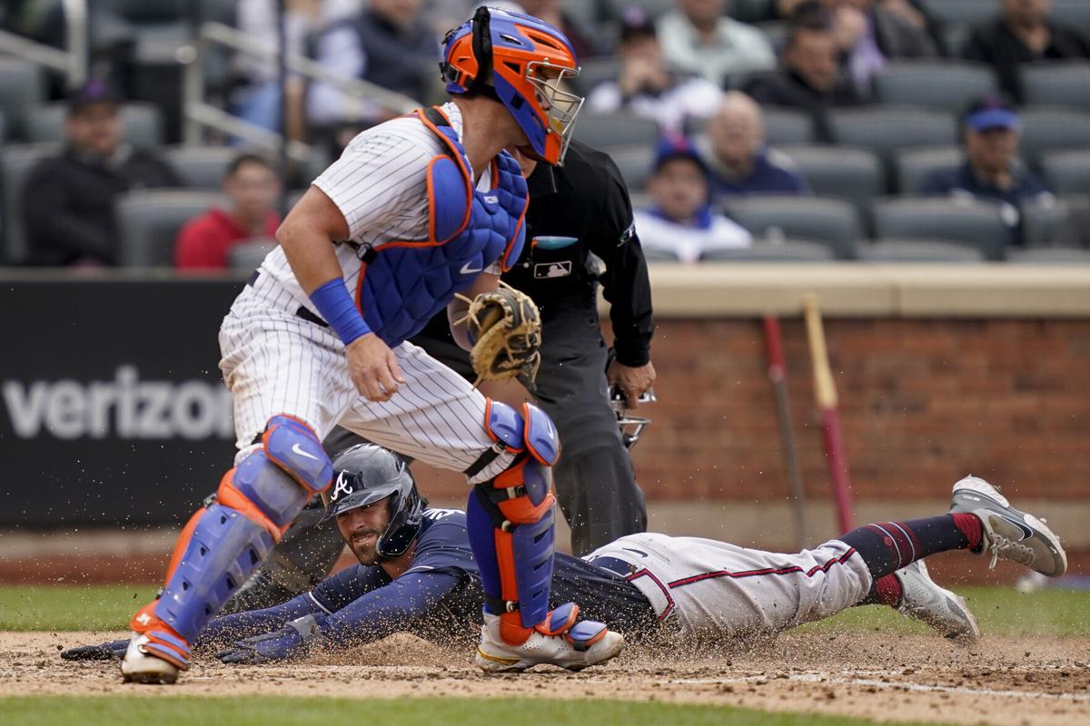 Chicago White Sox relief pitcher Liam Hendriks reacts after striking out  Chicago Cubs' Nico Hoerner to end a baseball game Wednesday, May 4, 2022,  in Chicago. The White Sox won 4-3. (AP