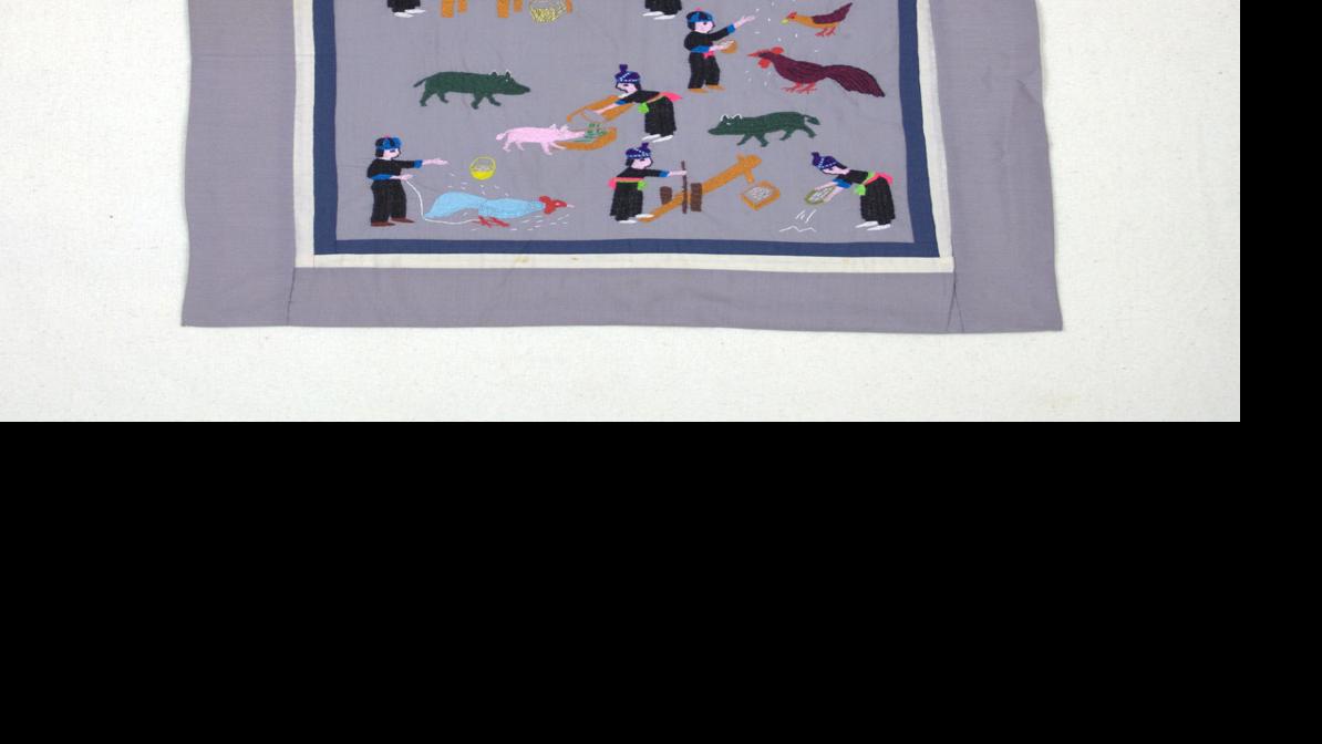 Things That Matter Hmong Story Cloths A Not So Traditional