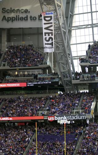 Stadium manager says protesters had tickets to Vikings game