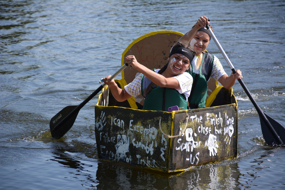 Row row your cardboard boat