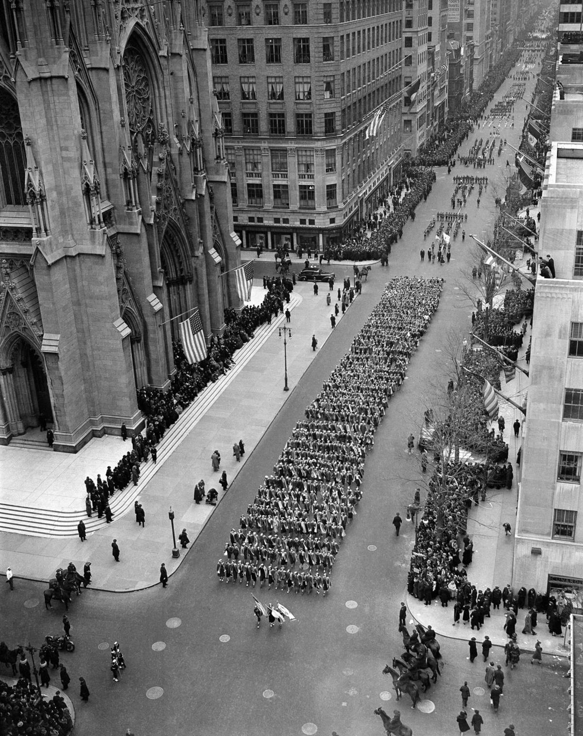 258 years ago, the first recorded St. Patrick's Day parade was held in NYC