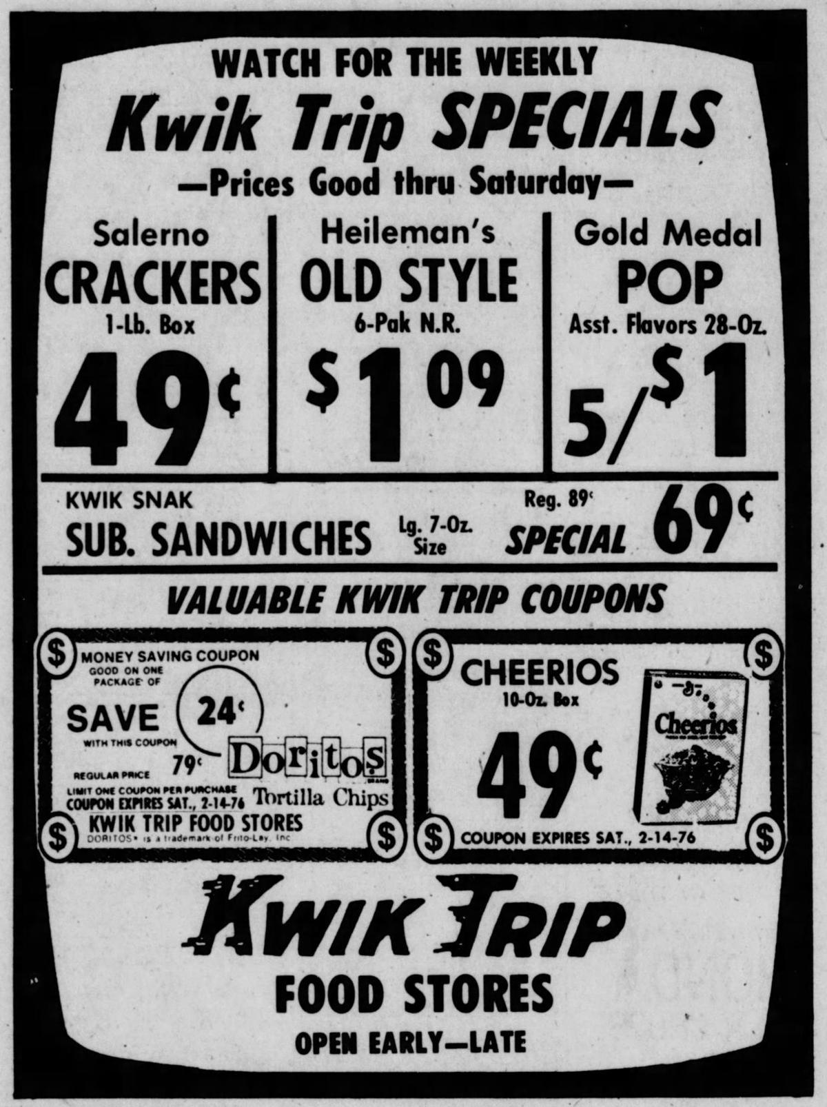 From Tribune files The early years of Kwik Trip in La Crosse