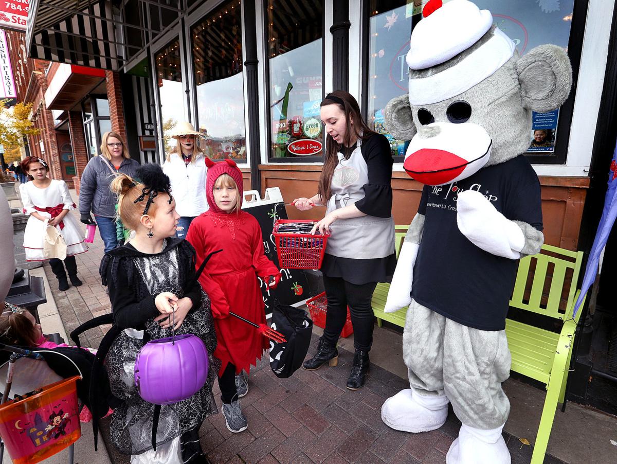 Trickortreating comes early in downtown La Crosse