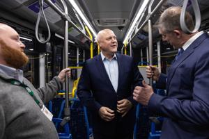 Infrastructure improvements, transit equity focus of Biden-Harris campaign co-chair's visit to La Crosse