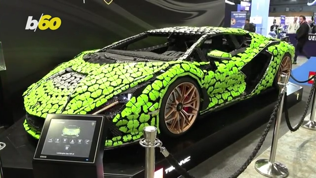 Incredible Lego Lamborghini unveiled at Paris motor show