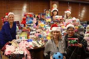 BRMH executive assistants collect items for Project Christmas