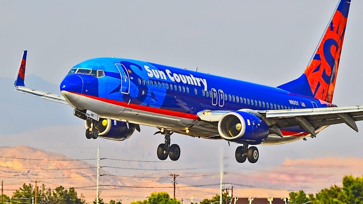 Sun Country Airlines service from Chippewa Valley Regional Airport