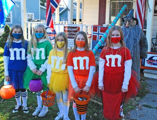 Westby trickortreaters visit History Alive Project’s History House