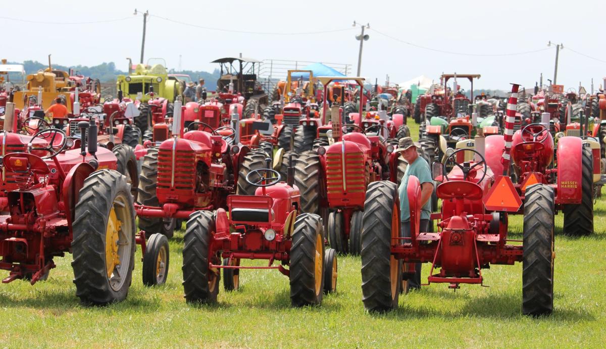 A sea of tractors