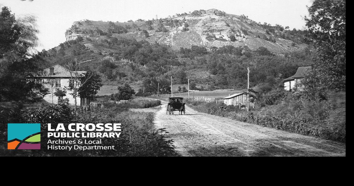 View of Miller Bluff from Salem Road, 1896.
