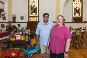 Family converts historic Minneiska church into vintage and antique market