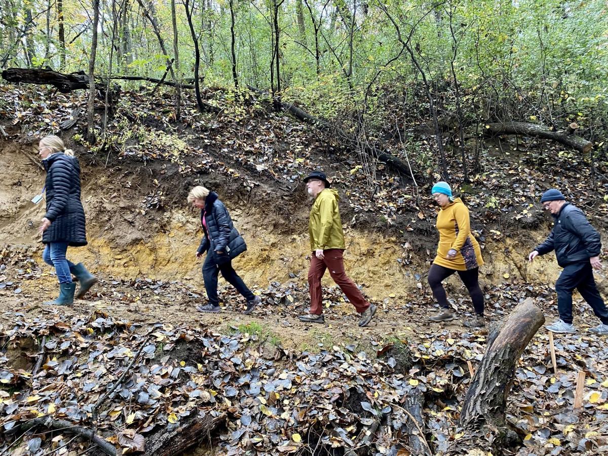 Hikers try out new Miller Bluff Trail