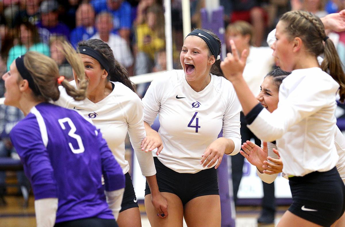 High School volleyball La Crosse Aquinas rallies, holds off Onalaska