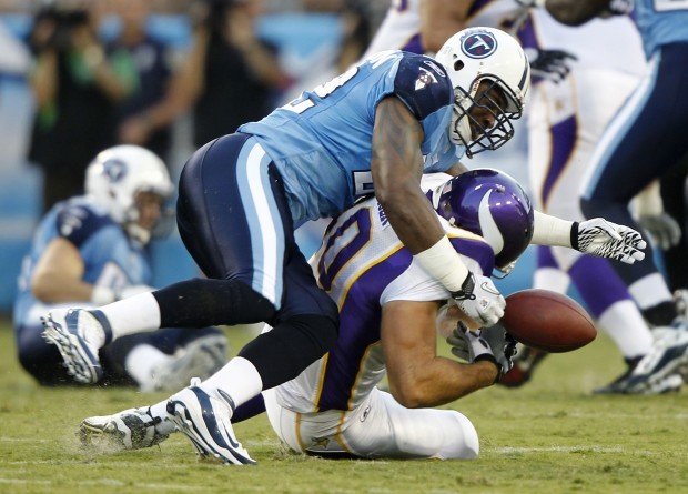 McNabb ineffective in Vikings' loss to Titans