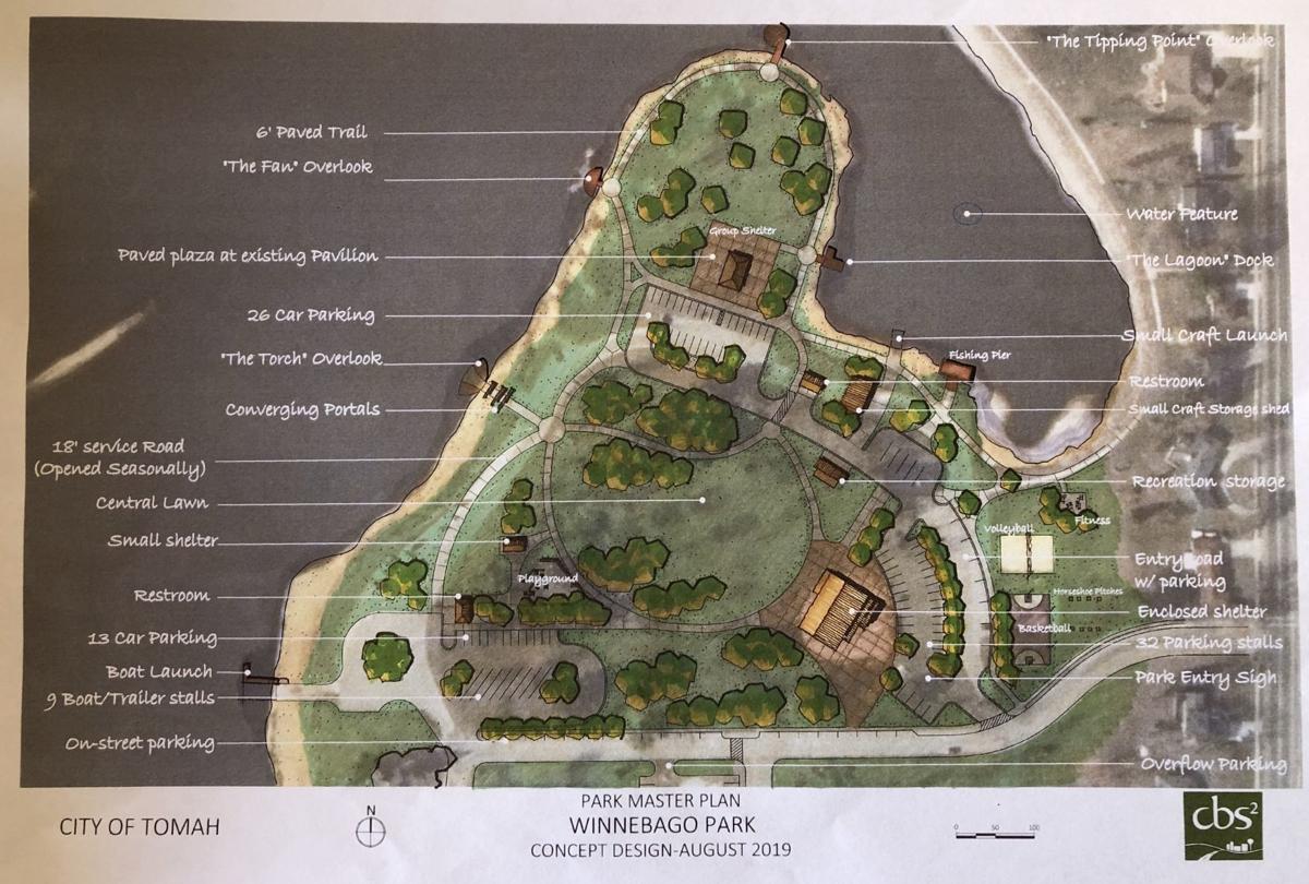 Concept master plan unveiled at Winnebago Park open house Monday in
