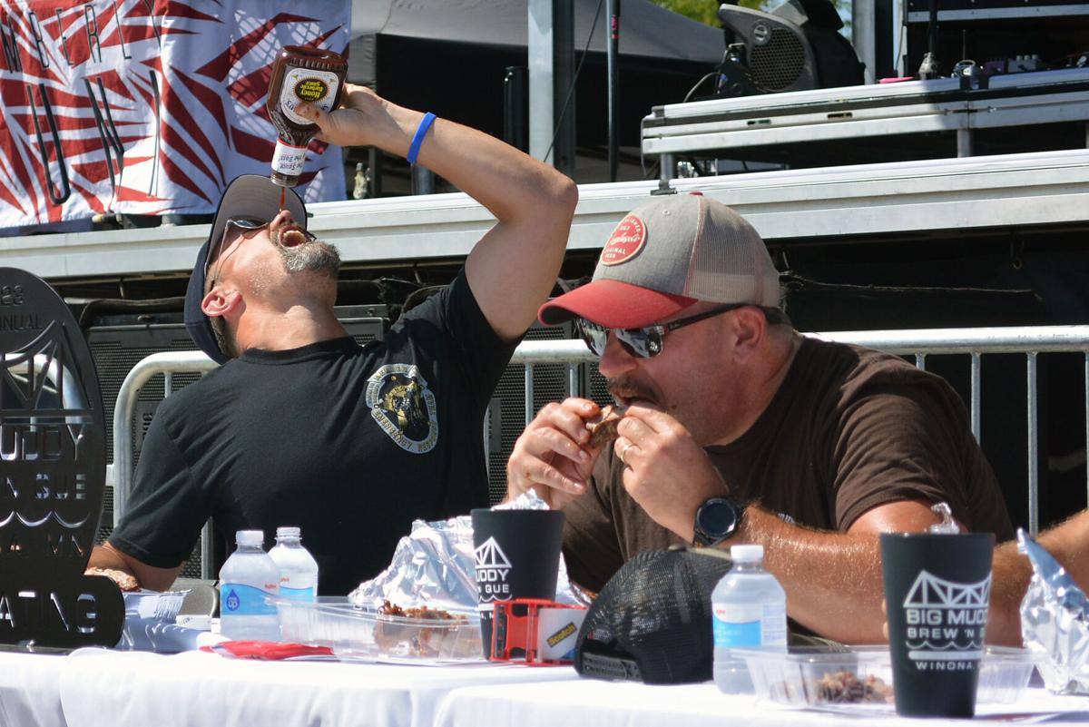 Heat extends beyond the smokers for Big Muddy Brew 'n Que in Winona