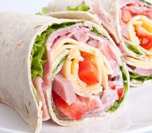 wrapped tortilla sandwich rolls
