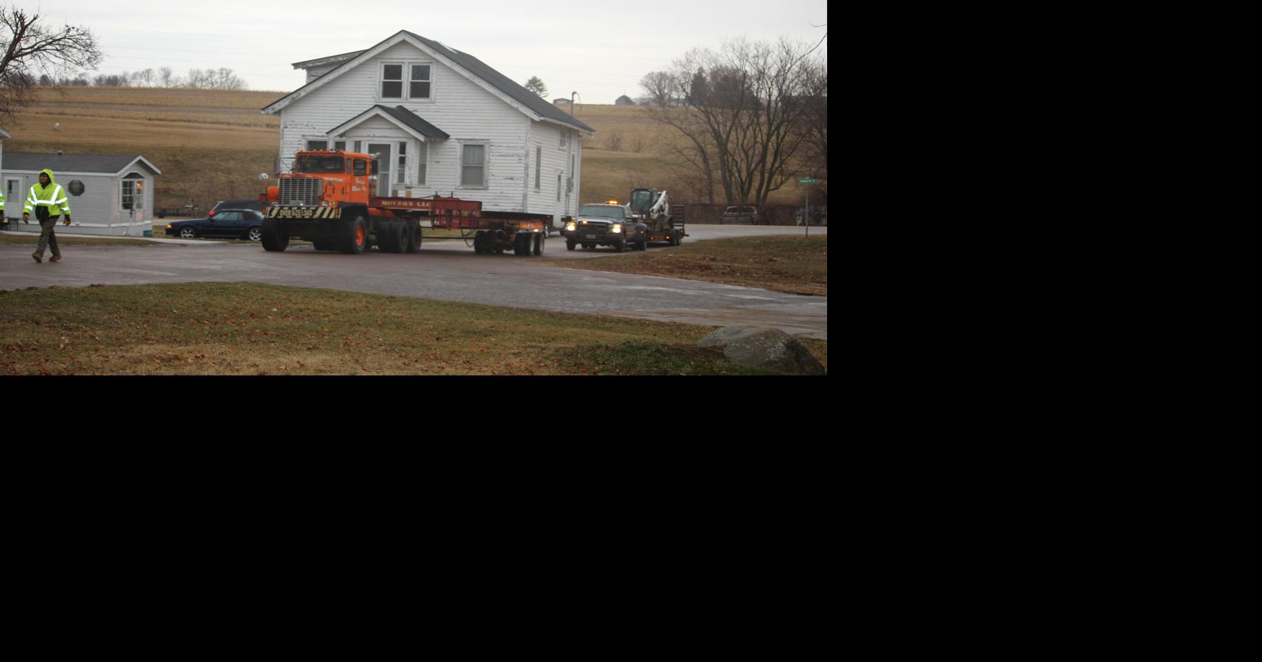 Farmhouse Relocated to New Location, Renovation to Follow