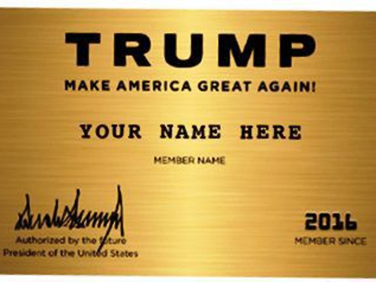 Mike Tighe Am I To Believe Trump S Claim My Gold Card Is In Mail Local News Lacrossetribune Com