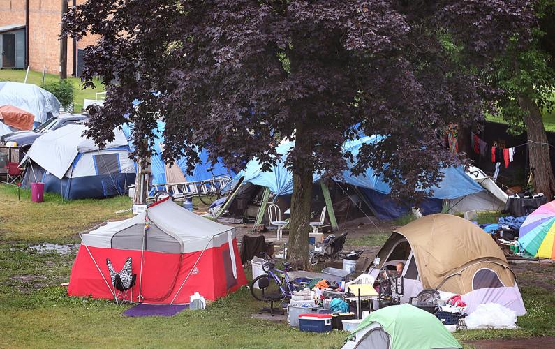 Homeless-encampment overview