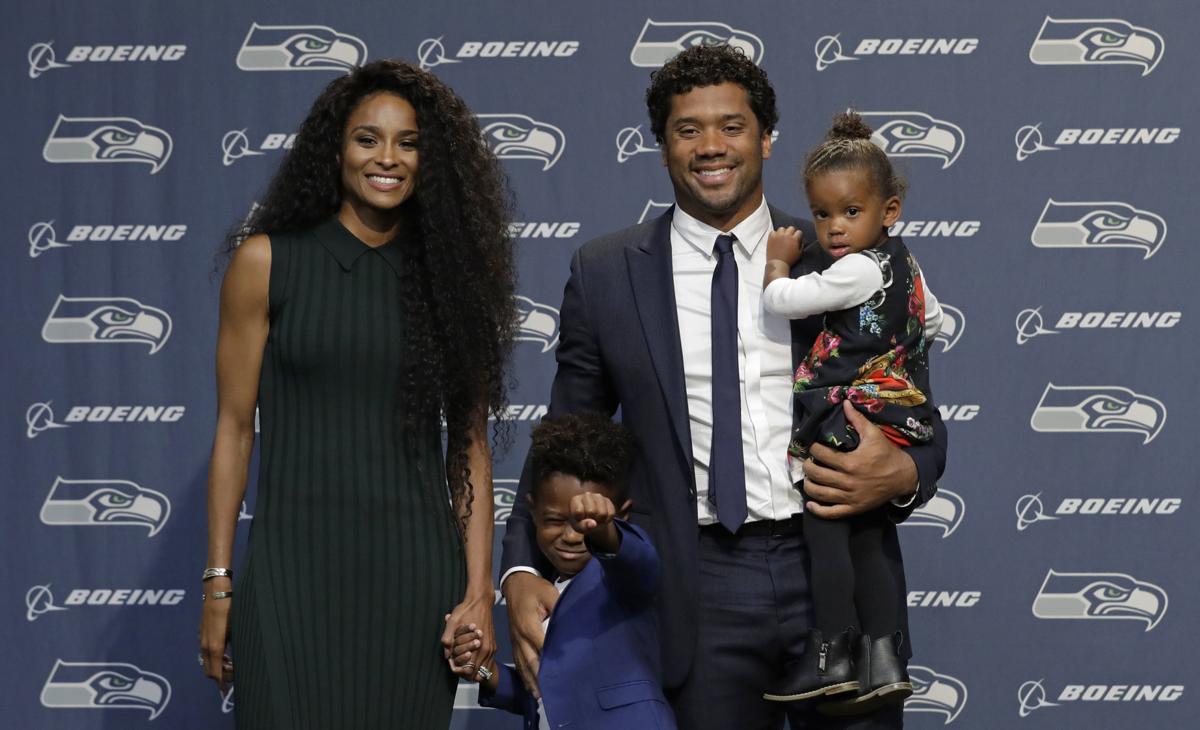 Ciara's Kids Visit Russell Wilson At The Seahawks Training Camp