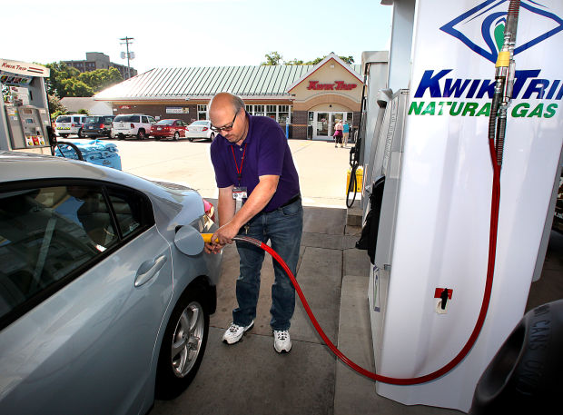 Kwik Trip Ahead Of Cng Station Curve