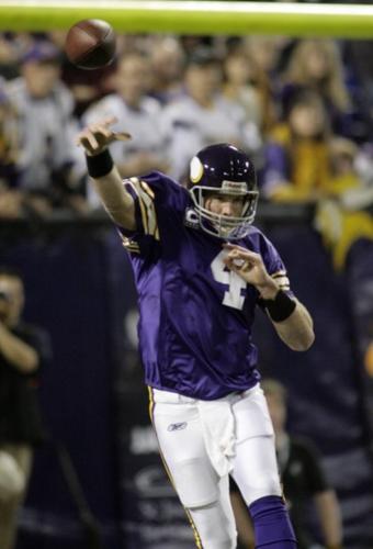 Minnesota Vikings - 10 years ago, Brett Favre earned NFC Offensive