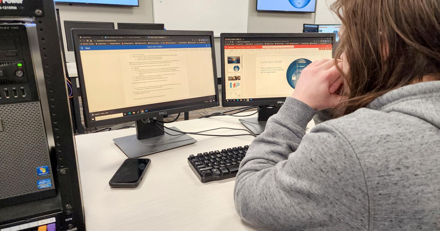 Adult student finds passion by taking free IT course at CVTC - Vimarsana News